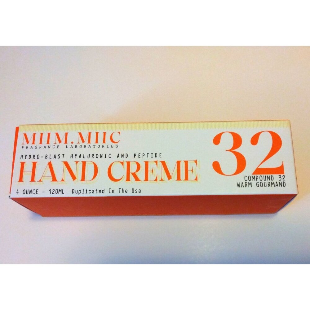 Compound 32 WARM GOURMAND Hand Cream 4oz Brazil Inspired